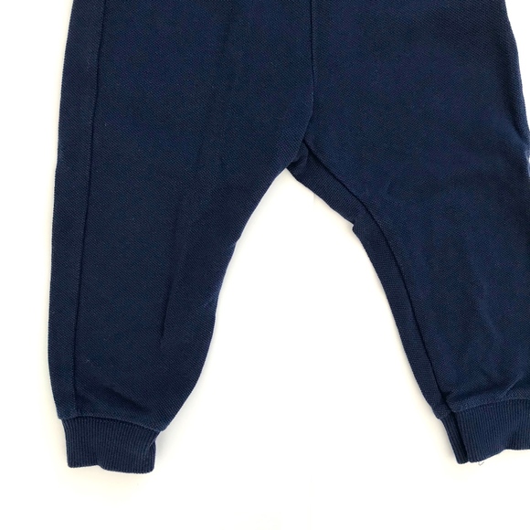 NWOT Zara Pique Navy Joggers - Picture 3 of 6